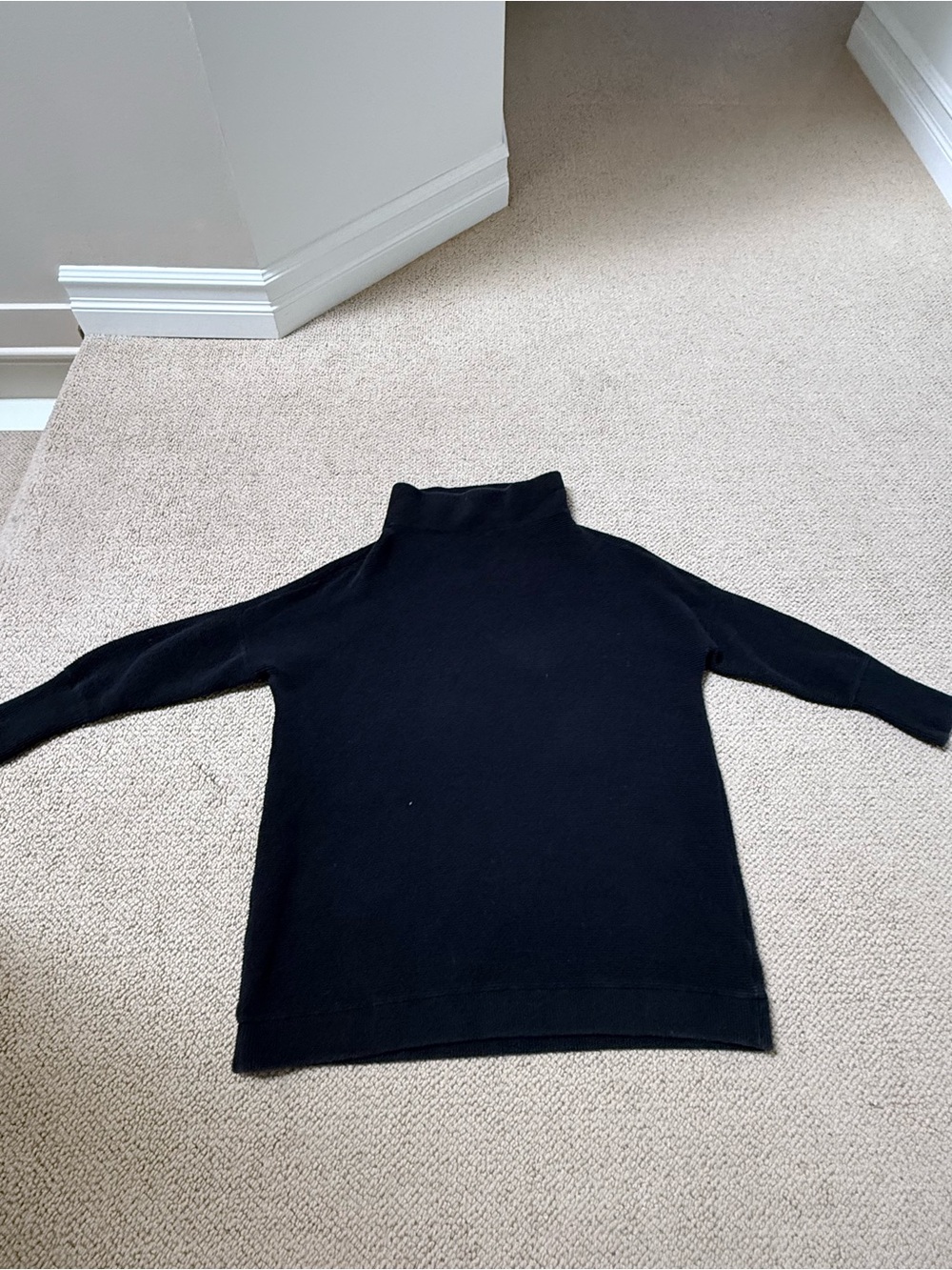 Free People Black Turtleneck Sweater